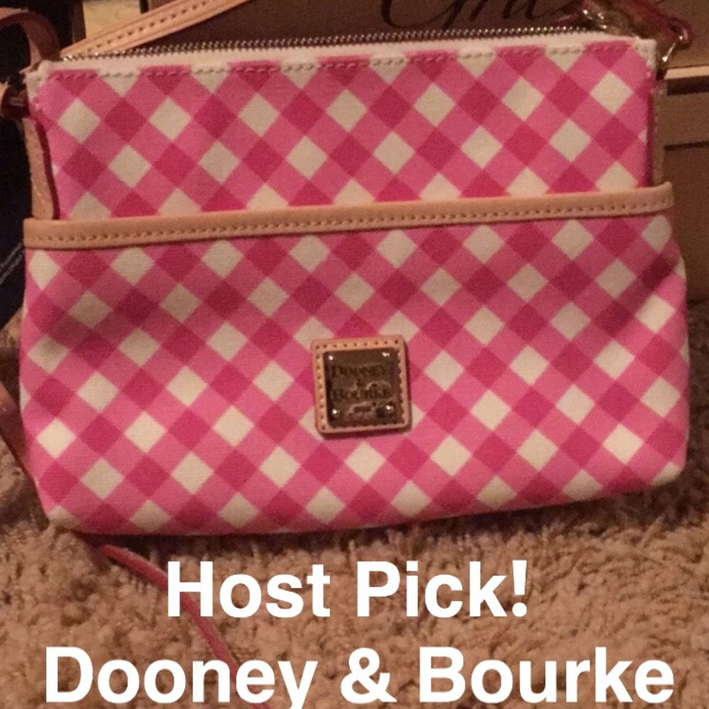 NWT DOONEY & BOURKE crossbody purse bag gingham - Picture 1 of 8